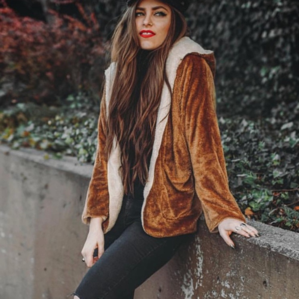 Fuzzy Teddy Bear Jacket - image 3